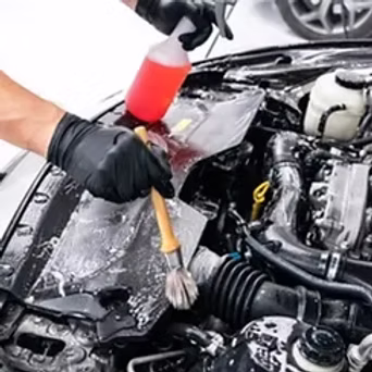 Clean engine bay