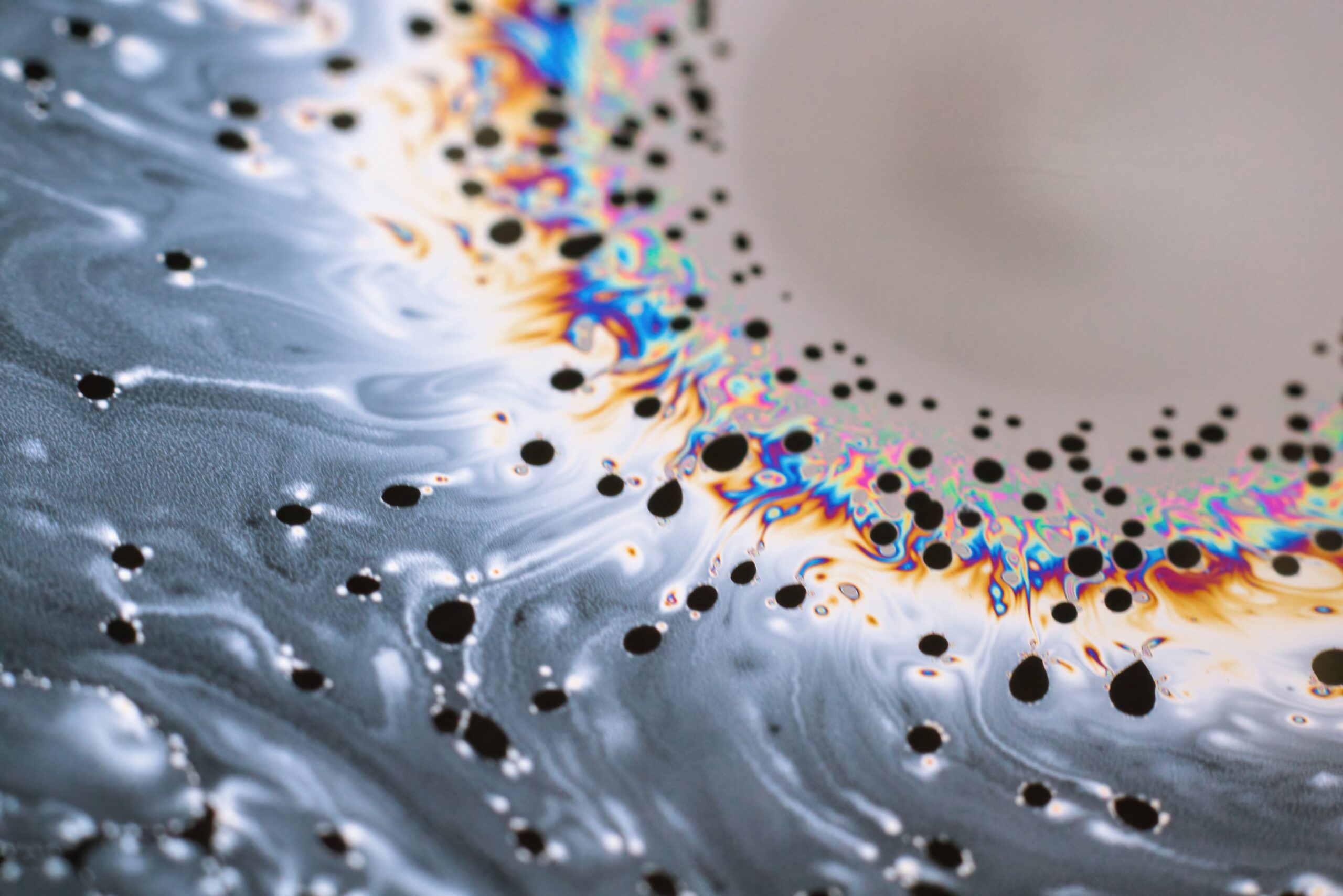 Water beading on protected car paint
